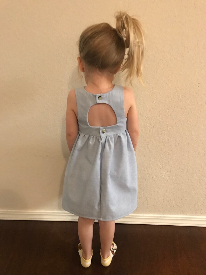 Custom Men's Dress Shirt Into Little Girls Dress / Etsy