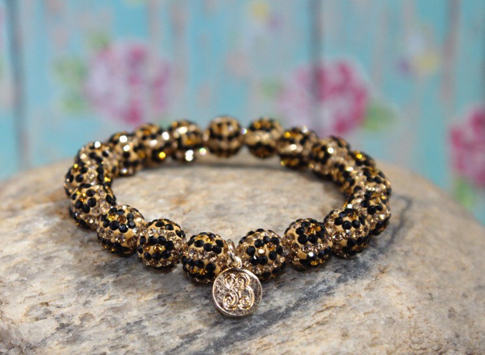 Leopard Beaded Bracelet Etsy