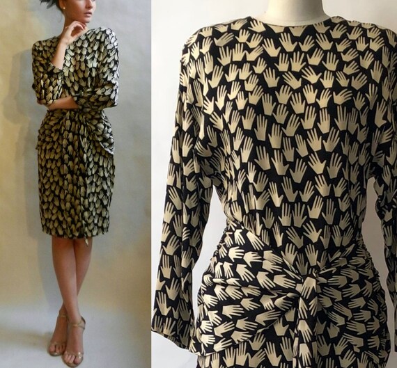 Vintage 1980's Nicole Miller Dress/Limited Edition