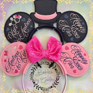 Happily Ever After Bridal Honeymoon Mouse Ears Headband