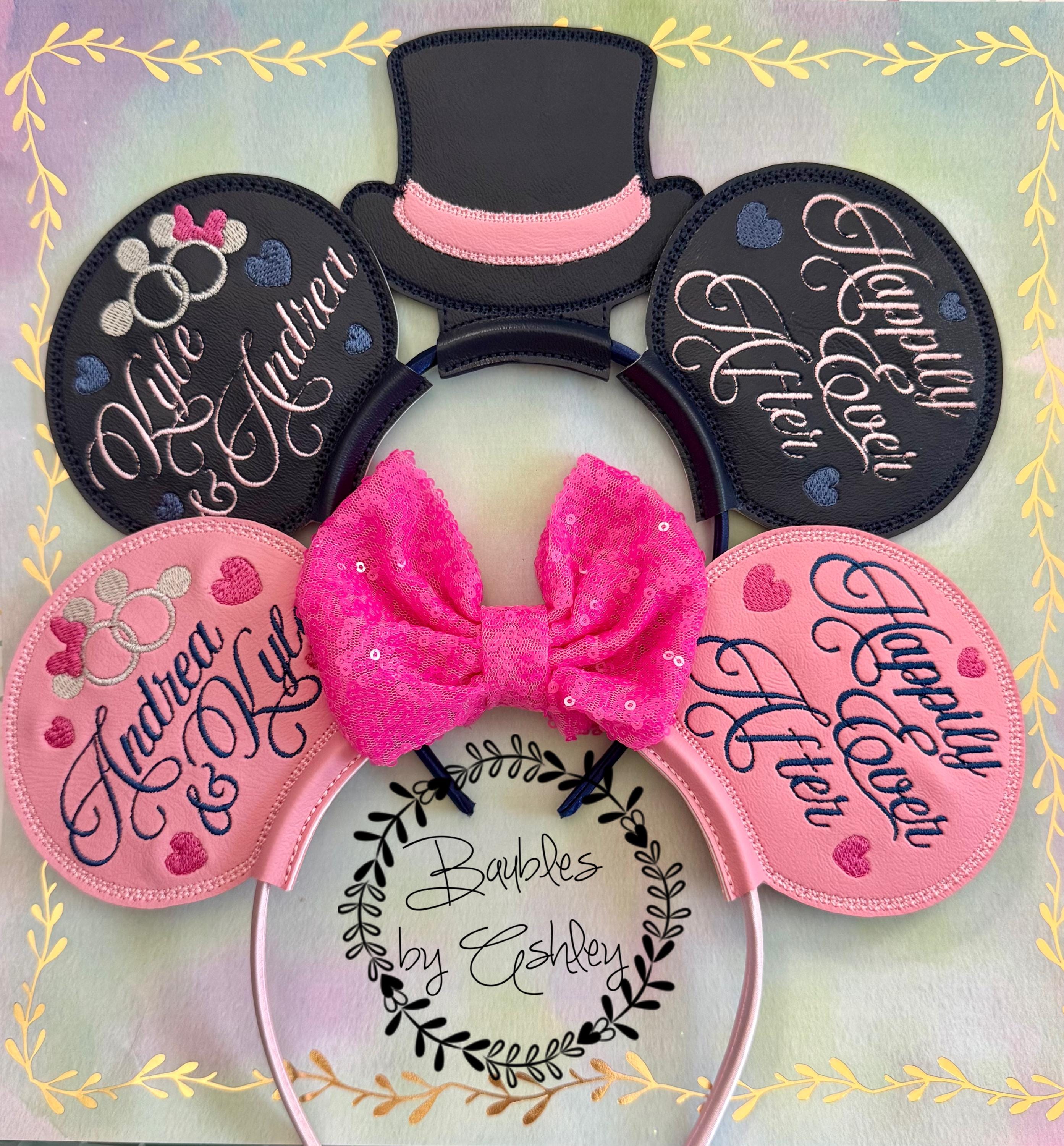Happily Ever After Bridal Honeymoon Mouse Ears Headband - Etsy display picture 1