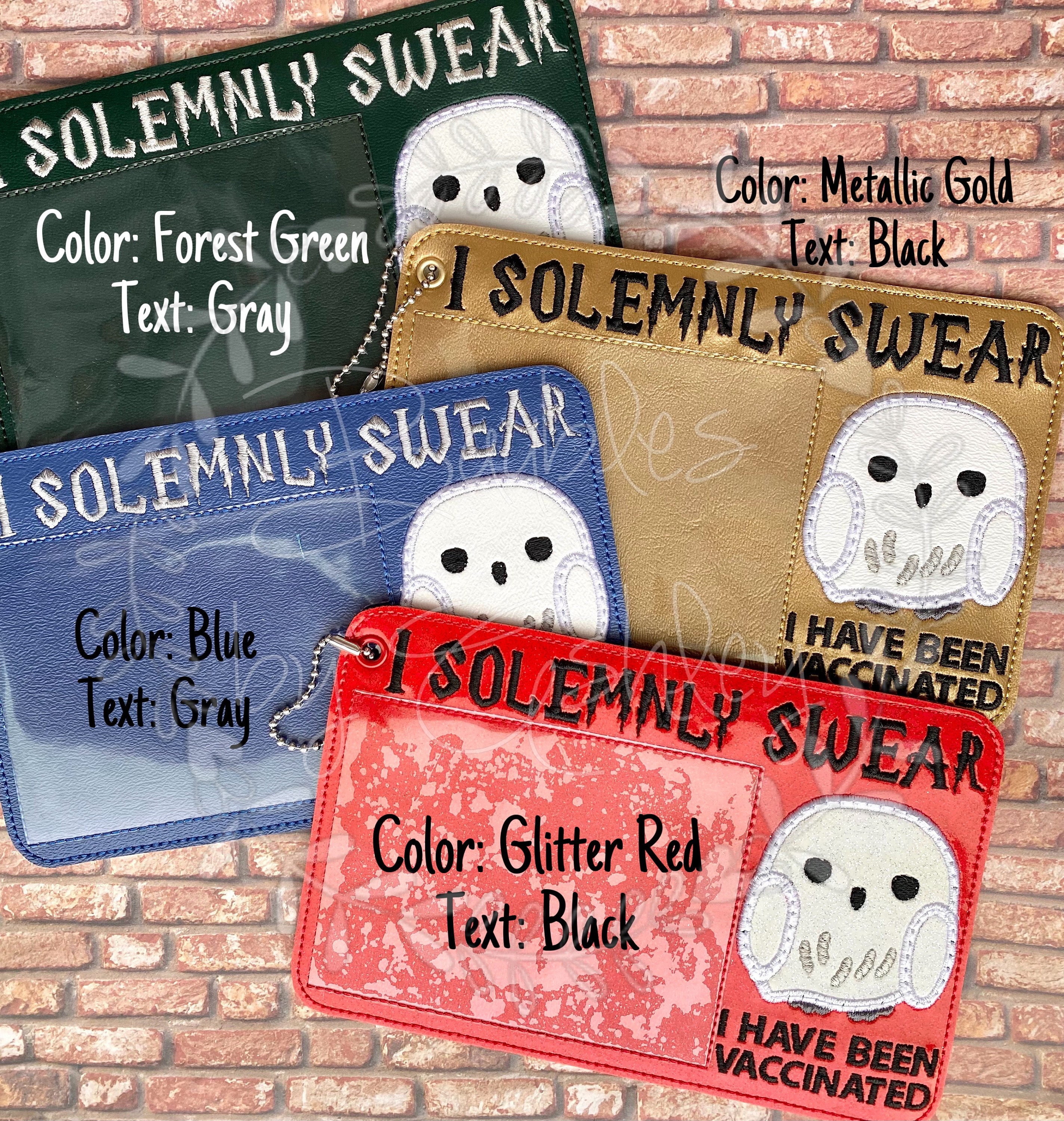 Snowy Owl Inspired Immunization Vaccine Card Holder - Etsy