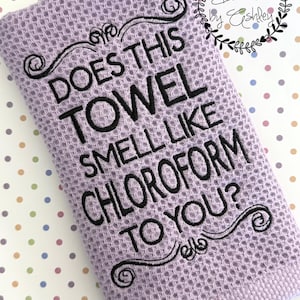 NEW COLORS! Does This Towel Smell Like Chloroform Kitchen Hand Towel