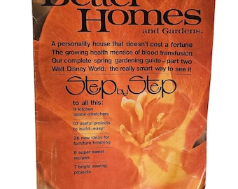BETTER HOMES & GARDENS Zeitschrift April 1972 Vintage Komplette Tränen Bitte Lesen