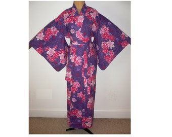 cherry blossom dressing gown