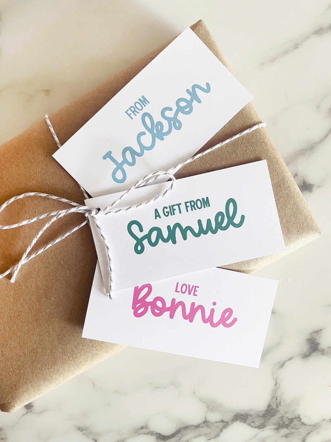 Personalized Gift Tags Cute Kids Gift Tags Custom Enclosure Cards Kids