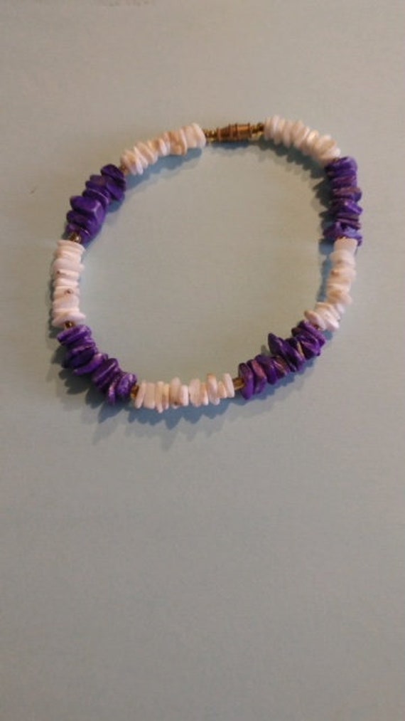 Seashell Anklet Puka   Seashell Bracelet    Jewelr