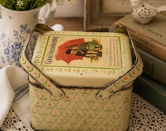 Vintage Good Housekeeping Tin Tray | Jessie Willcox Smith Cover, Cottage Decor