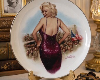 Vintage Marilyn Monroe Collector Plate | Magic of Marilyn First Issue, Korea 1954