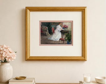 Lynn Gertenbach The Drawing Room Framed Print | English Cottage Wall Decor