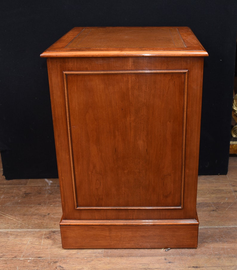 Regency Chest Drawers Walnut Filing Cabinet