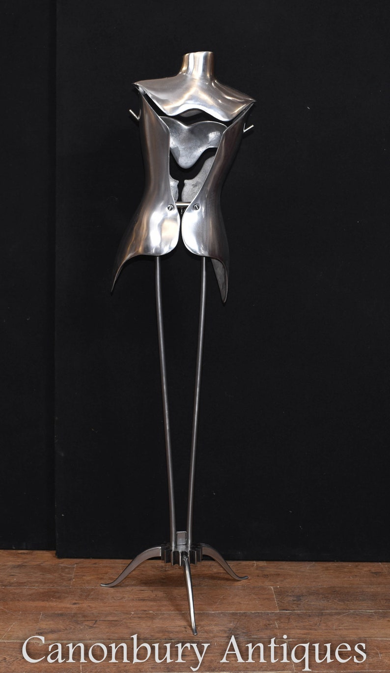 Pair Vintage Metal Mannequins Architectural Salvage Etsy