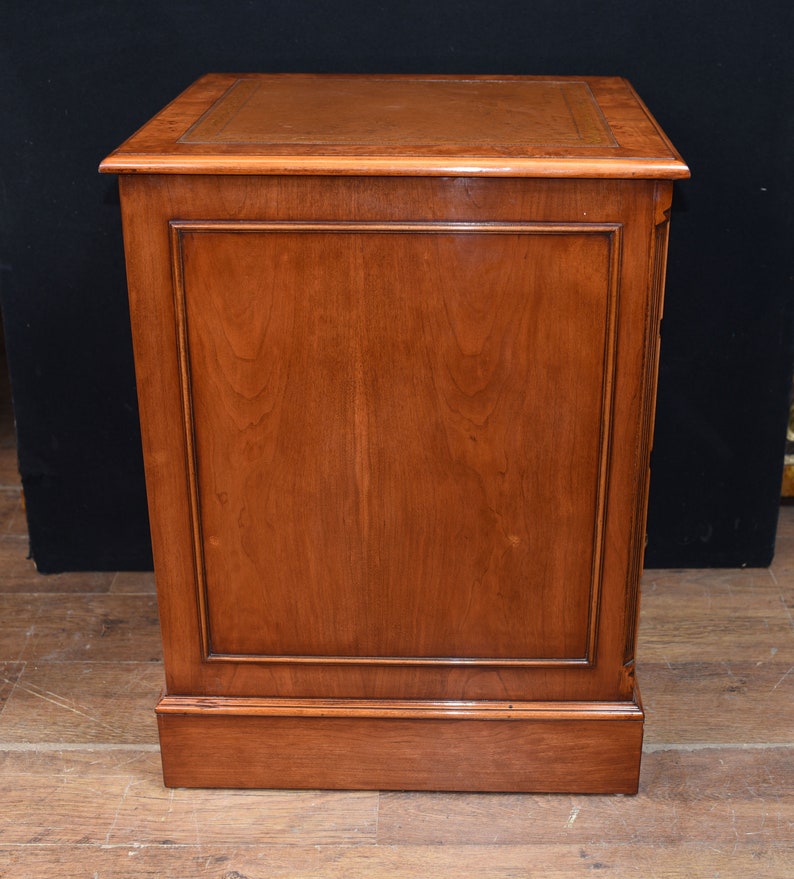 Regency Chest Drawers Walnut Filing Cabinet