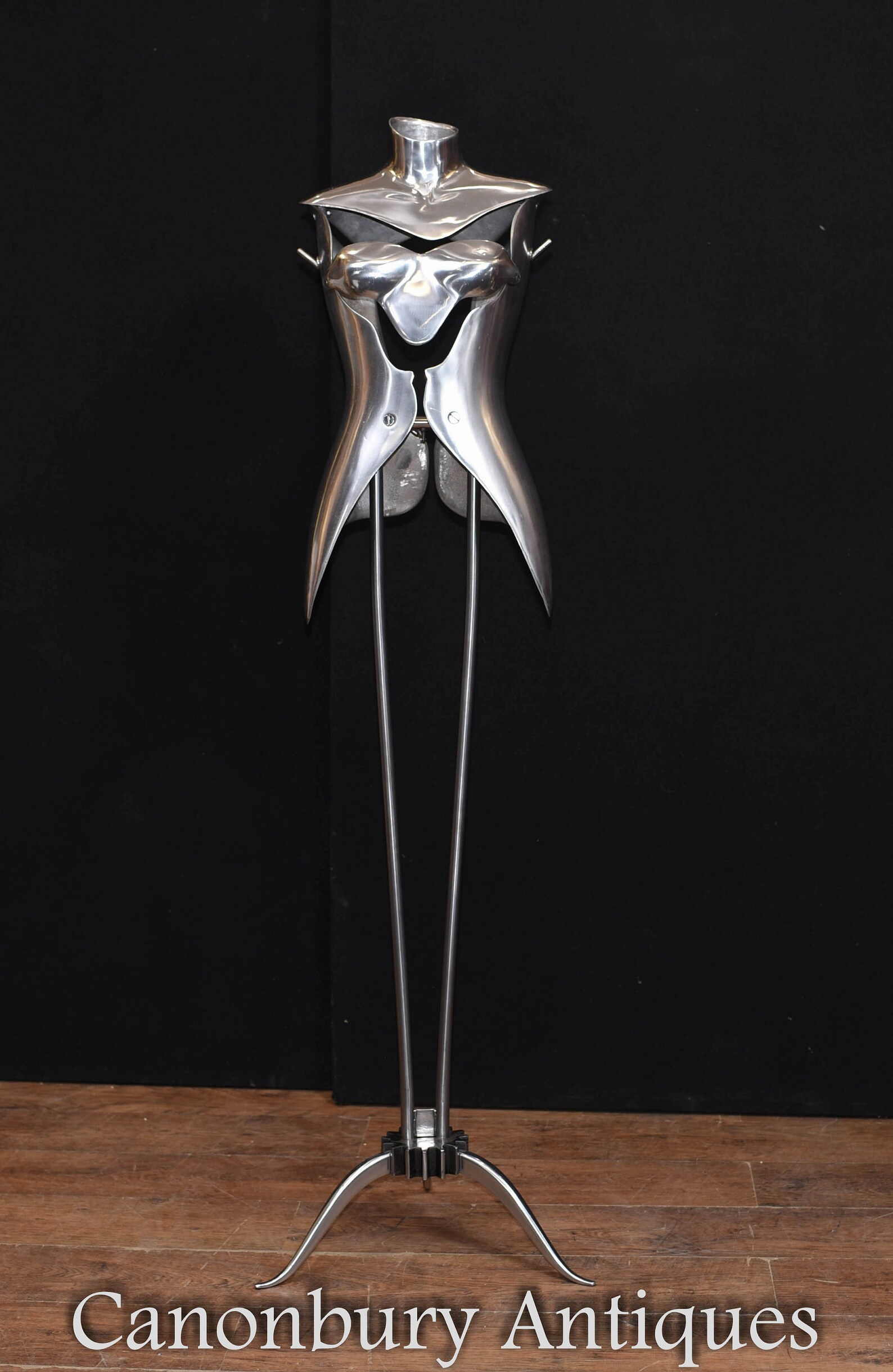 Pair Vintage Metal Mannequins Architectural Salvage Etsy