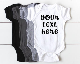 Custom Onesie - Your Text Here Shirt - Baby Onesies Custom - Coming Home Outfit -  Create Your Own - Baby Shower Gift - Custom Body Suit