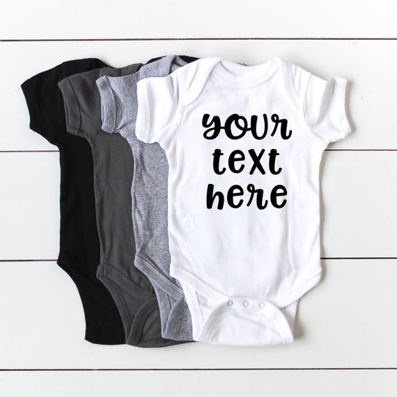 Shirt Baby Onesies Custom 