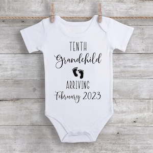 Tenth Grandchild Pregnancy Announcement Bodysuit