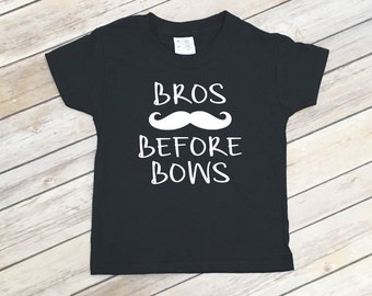 Bros before Bows Shirt for Boys - Hipster Clothes Baby - Hipster Clothes Boy - Baby Boy Clothes - Trendy Baby Clothes