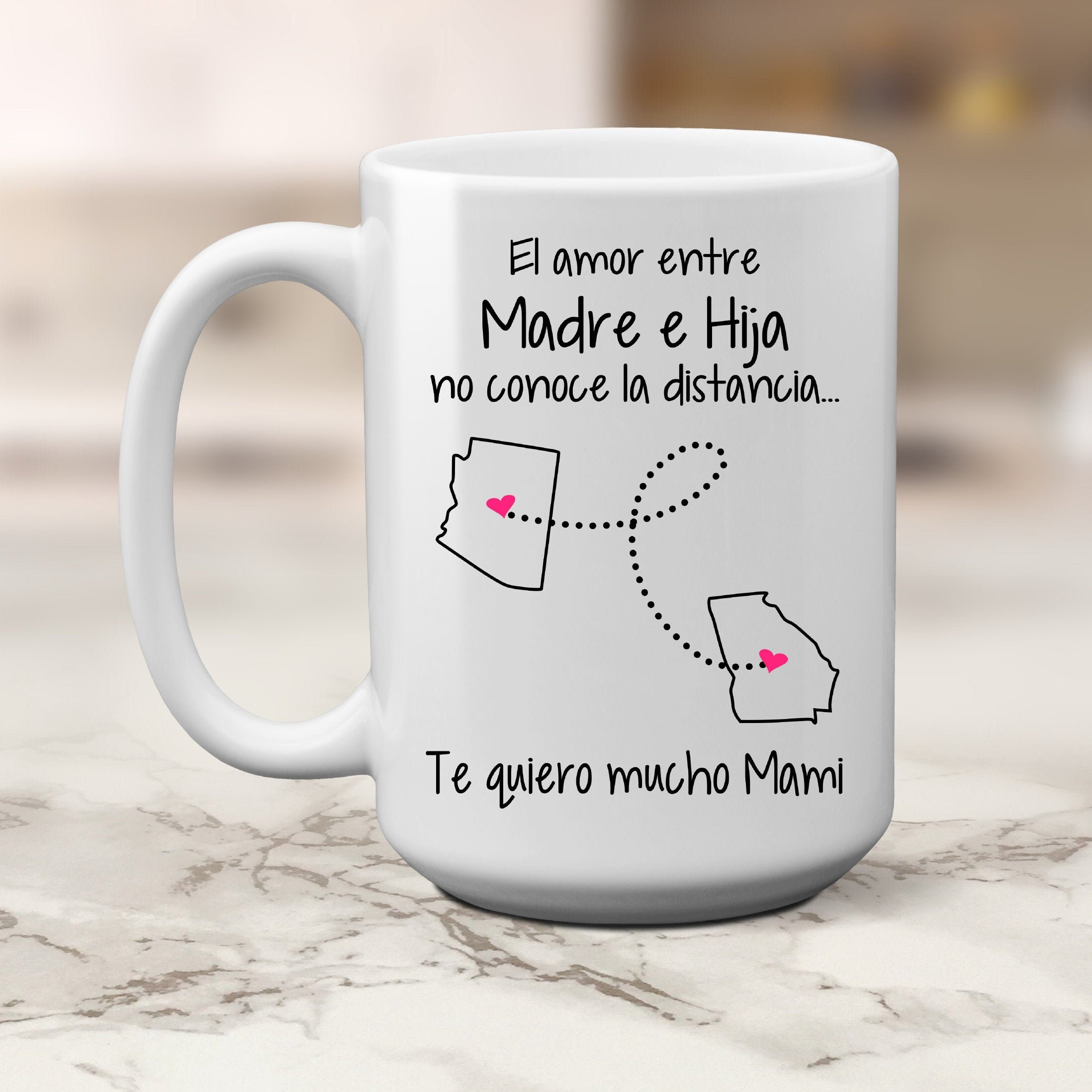 Personalized Mug - Spanish Mother and Daughter - De Tal Madre Tal Hijas