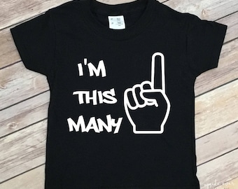 1st Birthday Boy First Birthday Shirt - Boy B-Day Shirt - One Year Old Boy - Birthday Outfit Boy