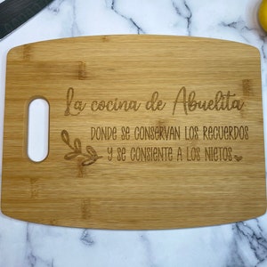 La Cocina de Abuelita Custom Cutting Board
