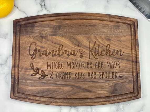 Grandma's Kitchen | Personalized Cutting Boards