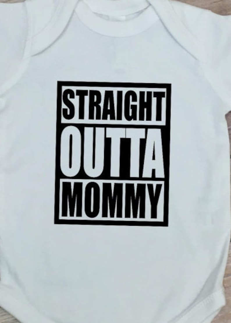 Newborn Take Home Outfit Hipster Baby Clothes Baby Shower Gift Straight Outta Mommy Bodysuit Trendy Baby Boy or girl