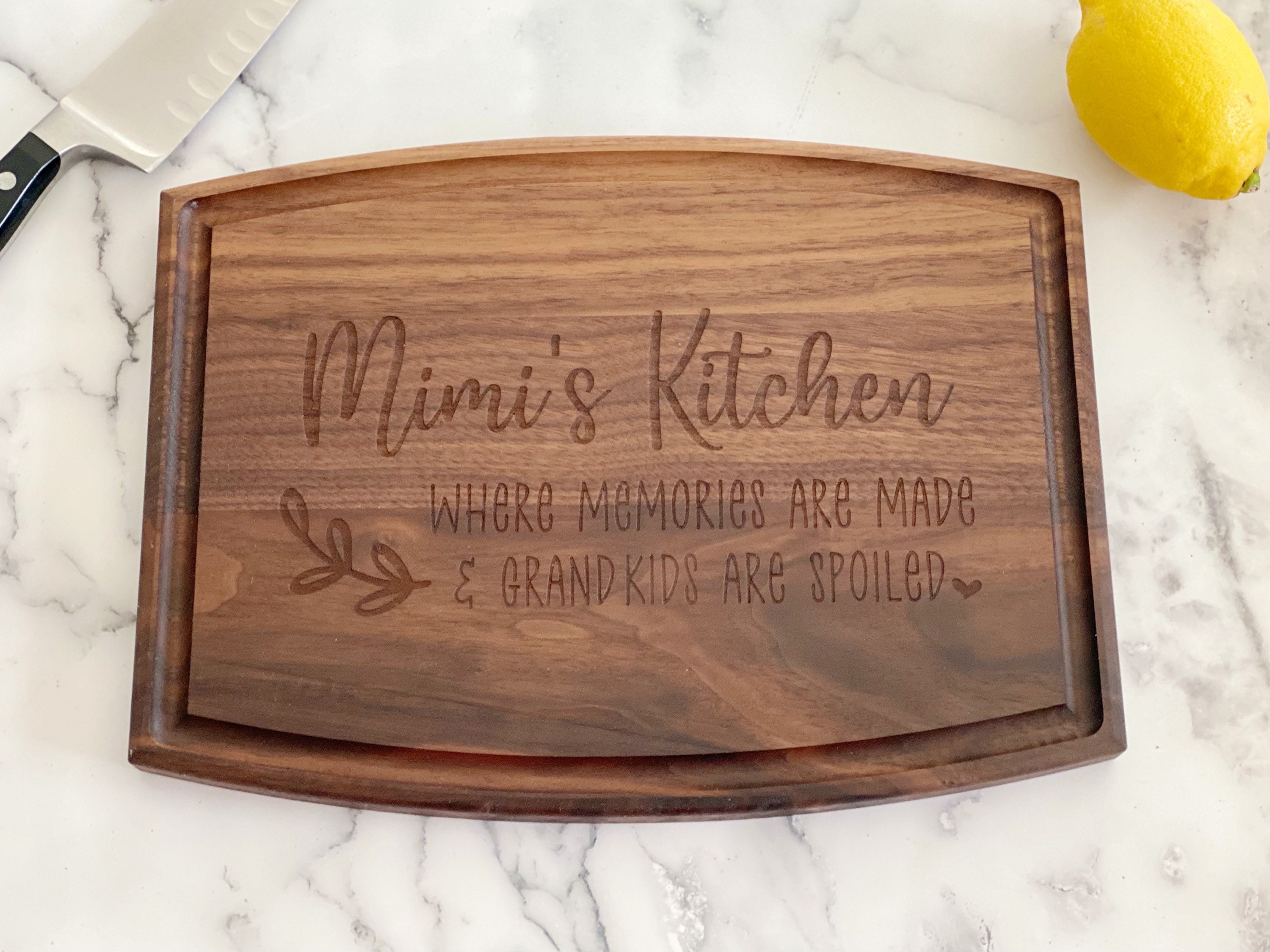 Mimi's Kitchen Engraved Cutting Board
