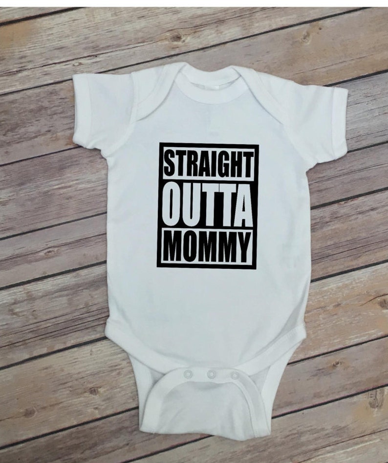 Newborn Take Home Outfit Hipster Baby Clothes Baby Shower Gift Straight Outta Mommy Bodysuit Trendy Baby Boy or girl