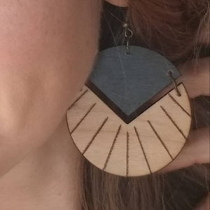 Unique Hoop Earrings - Boho Earrings for Women - Handmade Earrings