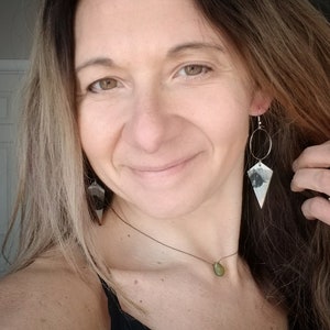 Unique Hoop Earrings - Boho Earrings for Women - Handmade Earrings