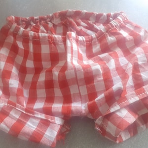 Gingham teddy AND outfit