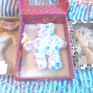 Flexi- flexible gold satin Teddy Bear