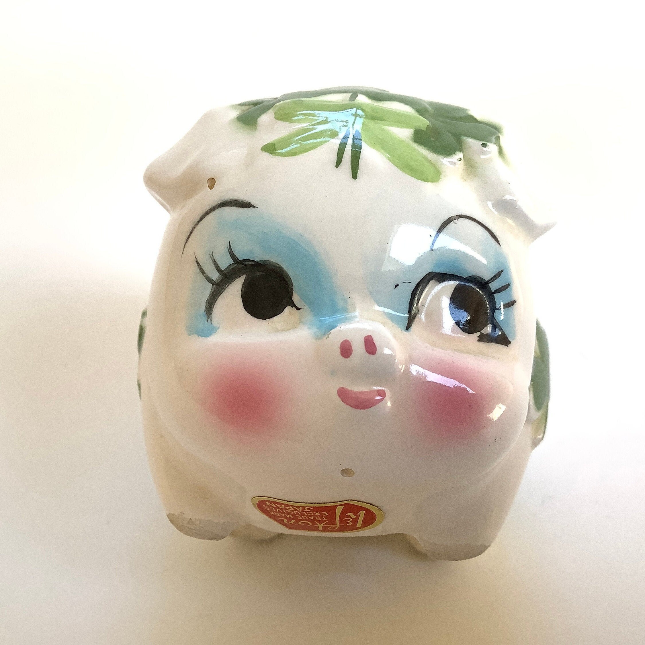 Vintage Piggy Bank/Irish Piggy Bank/Lefton China Piggy Etsy