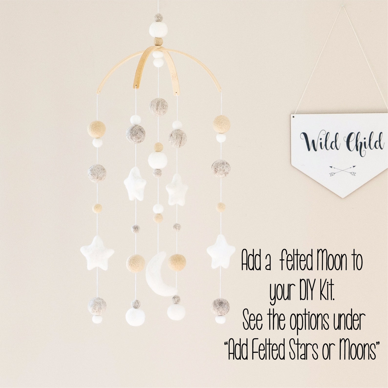 DIY Mobile DIY Crib Mobile DIY Cot Mobile Nursery Mobile Etsy