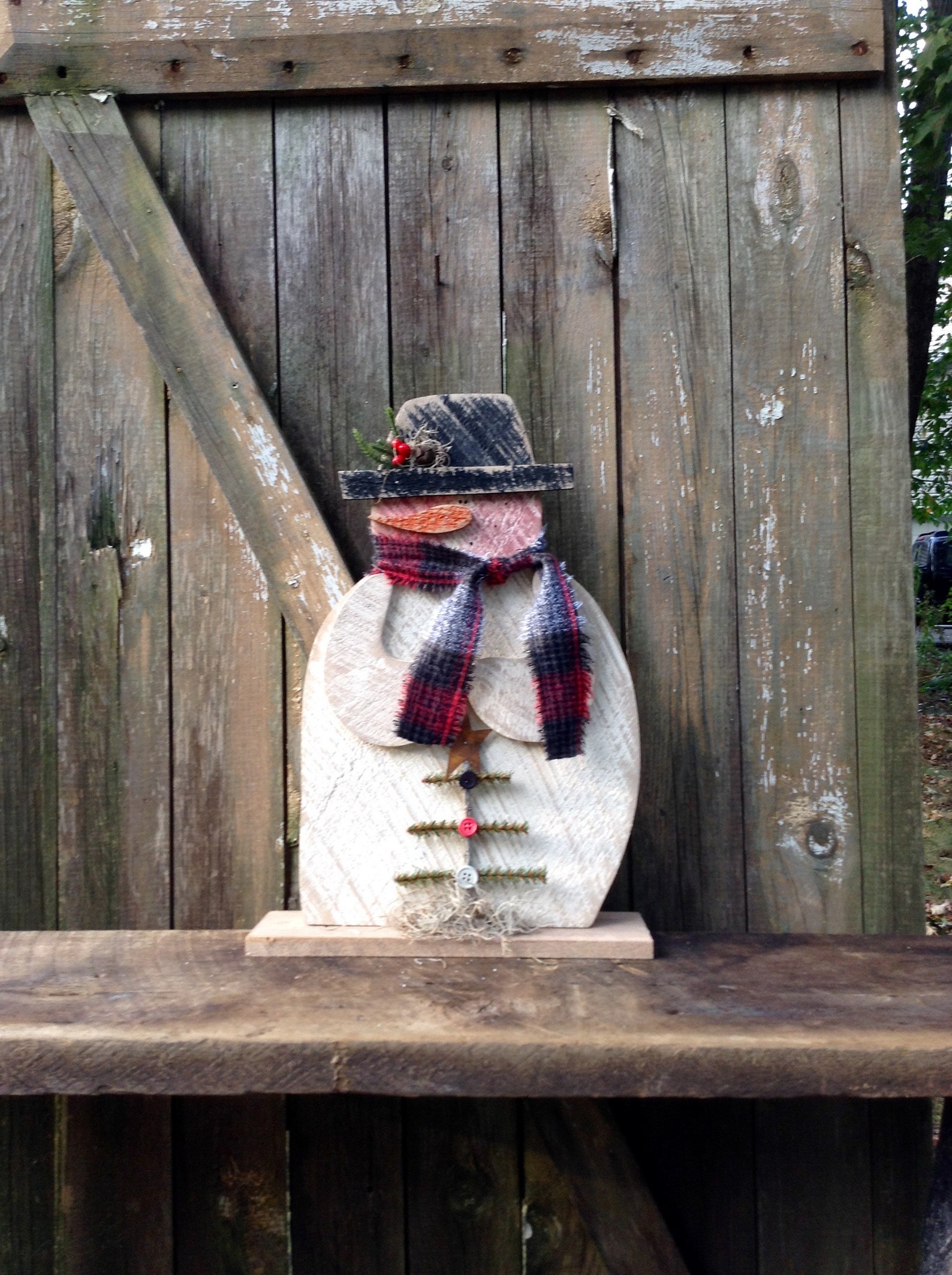 Primitiver Schneemann Land primitiver Schneemann | Etsy