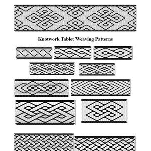 Knot work tablet weaving book