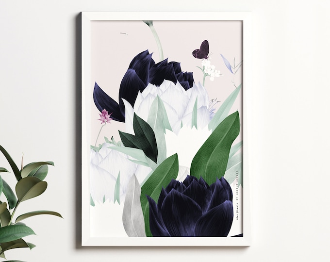 Floral Garden Aesthetics Art Print