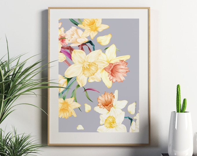 Daffodil Art Print / Art Poster