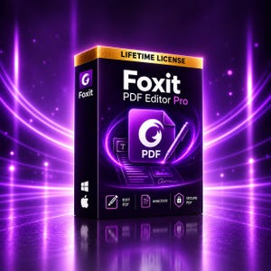 Foxit PDF Editor Pro 2026 : Édition, conversion et formulaires PDF (Téléchargement numérique)
