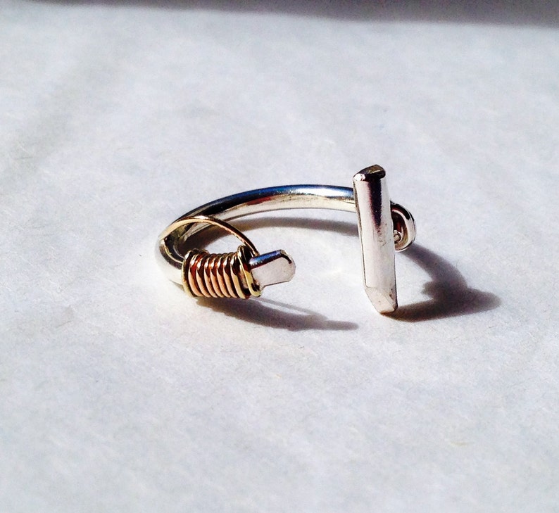 Horse Polo Mallet Ring in Sterling silver Etsy