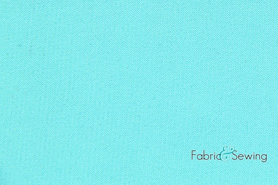 Seafoam Blue Interlock Twist Yarn Jersey Stretch Fabric 4 Way Etsy