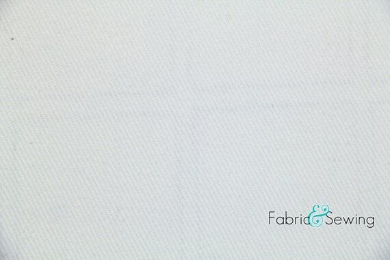 white bull denim fabric