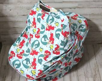 little mermaid car seat and stroller