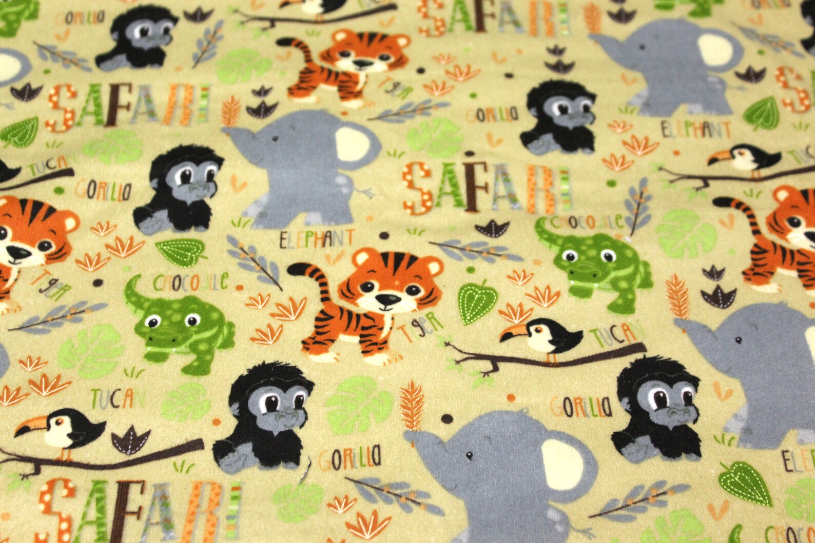 Jungle Safari Blanket Baby Blanket Reversible Blanket Etsy UK