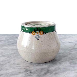 Handmade Stoneware Sugar Bowl or Condiment Jar - Studio Pottery Boho Rustic Americana Farmhouse Kitchen