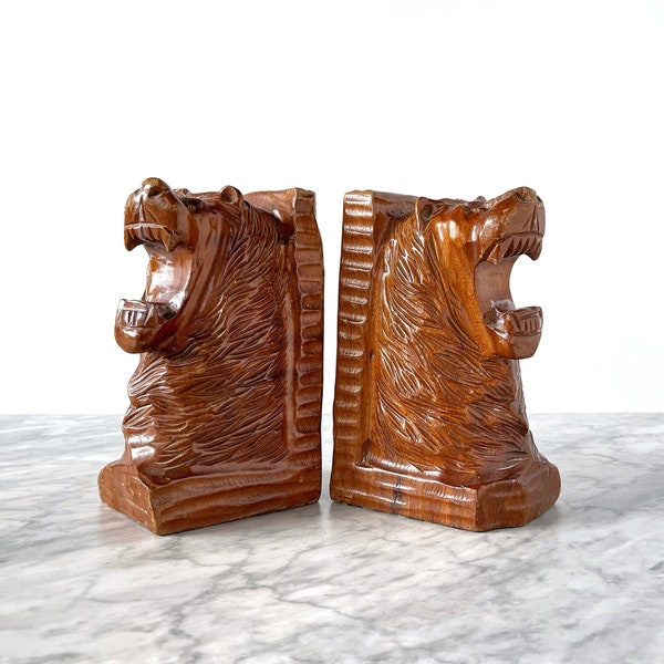 Lion Bookends Etsy