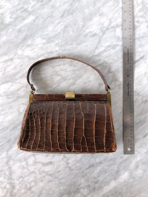 Crocodile leather handbag - Gem