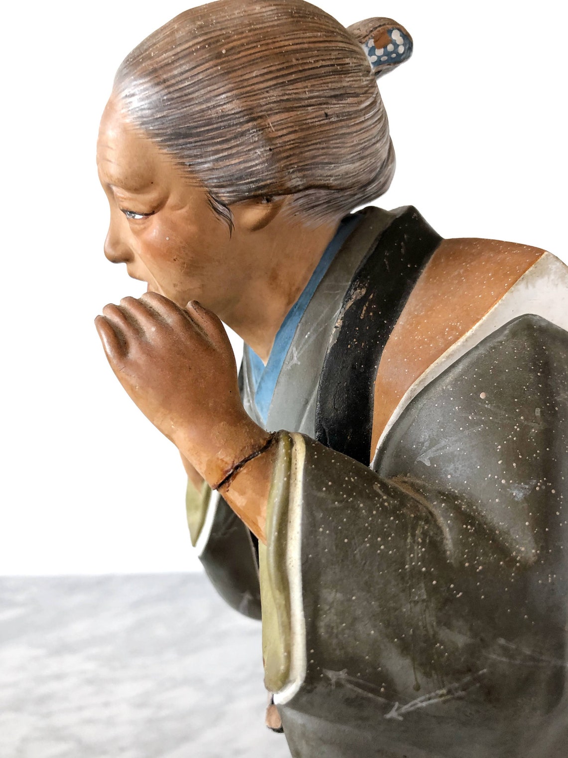 Rare 1950s Hakata Urasaki Standing Woman Figure Collectible Etsy