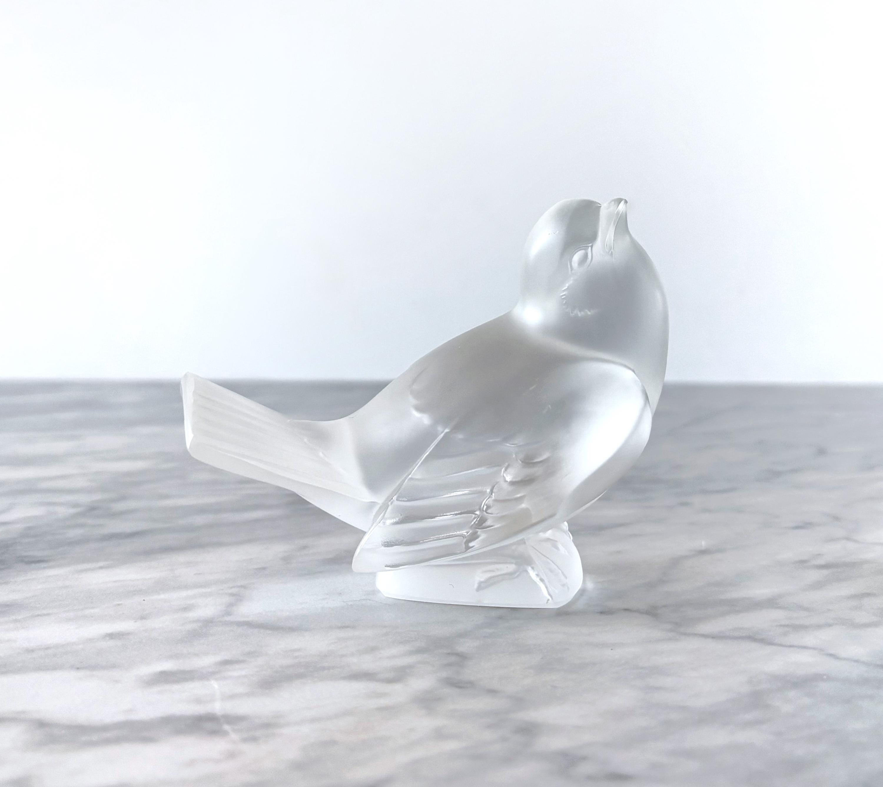 Lalique Crystal Bird - Etsy Lalique Crystal Bird - Etsy